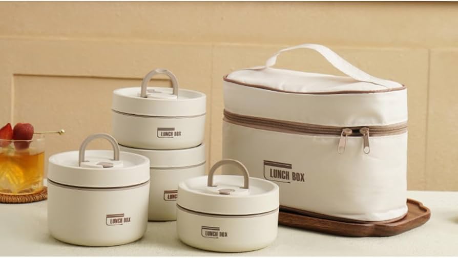 Marmita Térmica Multicamadas de Aço Inoxidável com Bolsa Térmica - Image 6