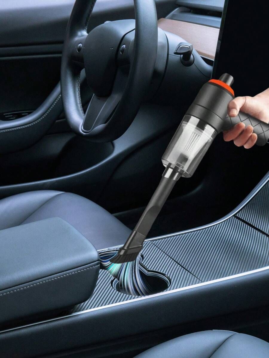 Aspirador de Pó Portátil Sem Fio Multifuncional 3 em 1 com Ferramenta de Emergência Automotiva - Image 6
