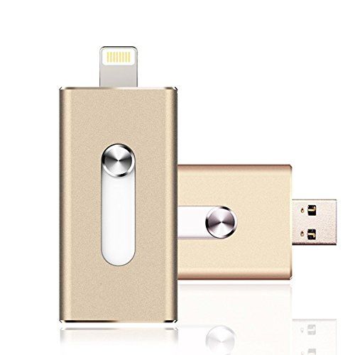Memória Expansível para iPhone e Android – Pen Drive de Alumínio com Conector Triplo - Image 4