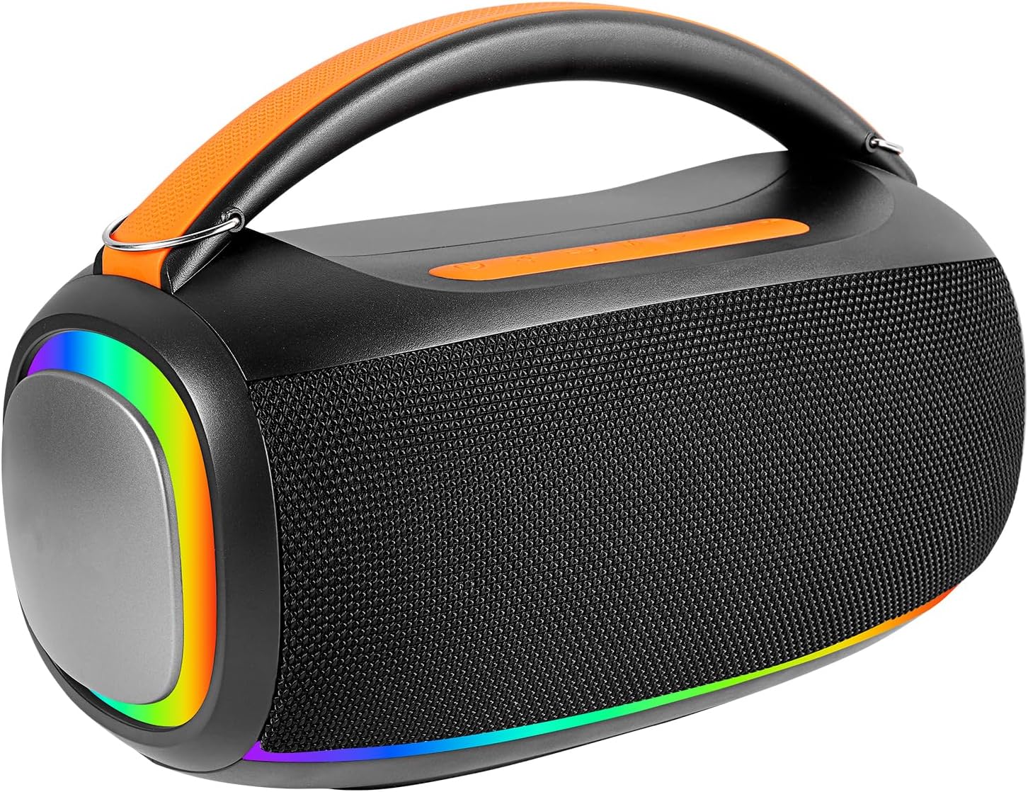 Caixa de Som Karaokê Portátil Bluetooth com 2 Microfones Sem Fio e Iluminação LED RGB - Image 5
