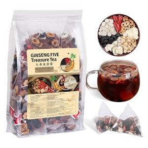 Chá Funcional Ginseng Five Treasures – Bem-Estar e Equilíbrio Natural