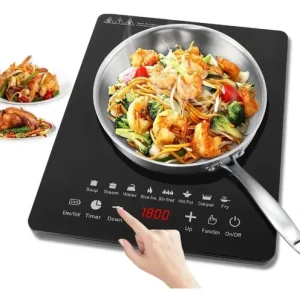 Fogão de Indução Portátil 1 Boca com Painel Touch e Timer