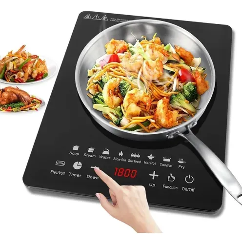 Fogão de Indução Portátil 1 Boca com Painel Touch e Timer