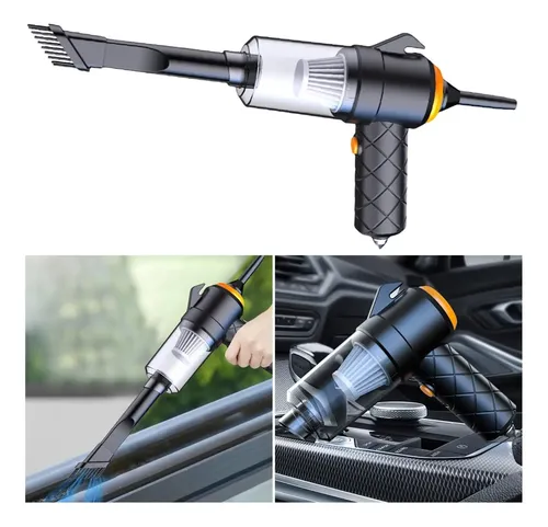 Aspirador de Pó Portátil Sem Fio Multifuncional 3 em 1 com Ferramenta de Emergência Automotiva - Image 4