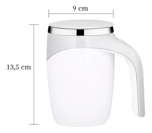 Caneca Mixer Misturadora Automática Recarregável USB em Aço Inox - Image 2
