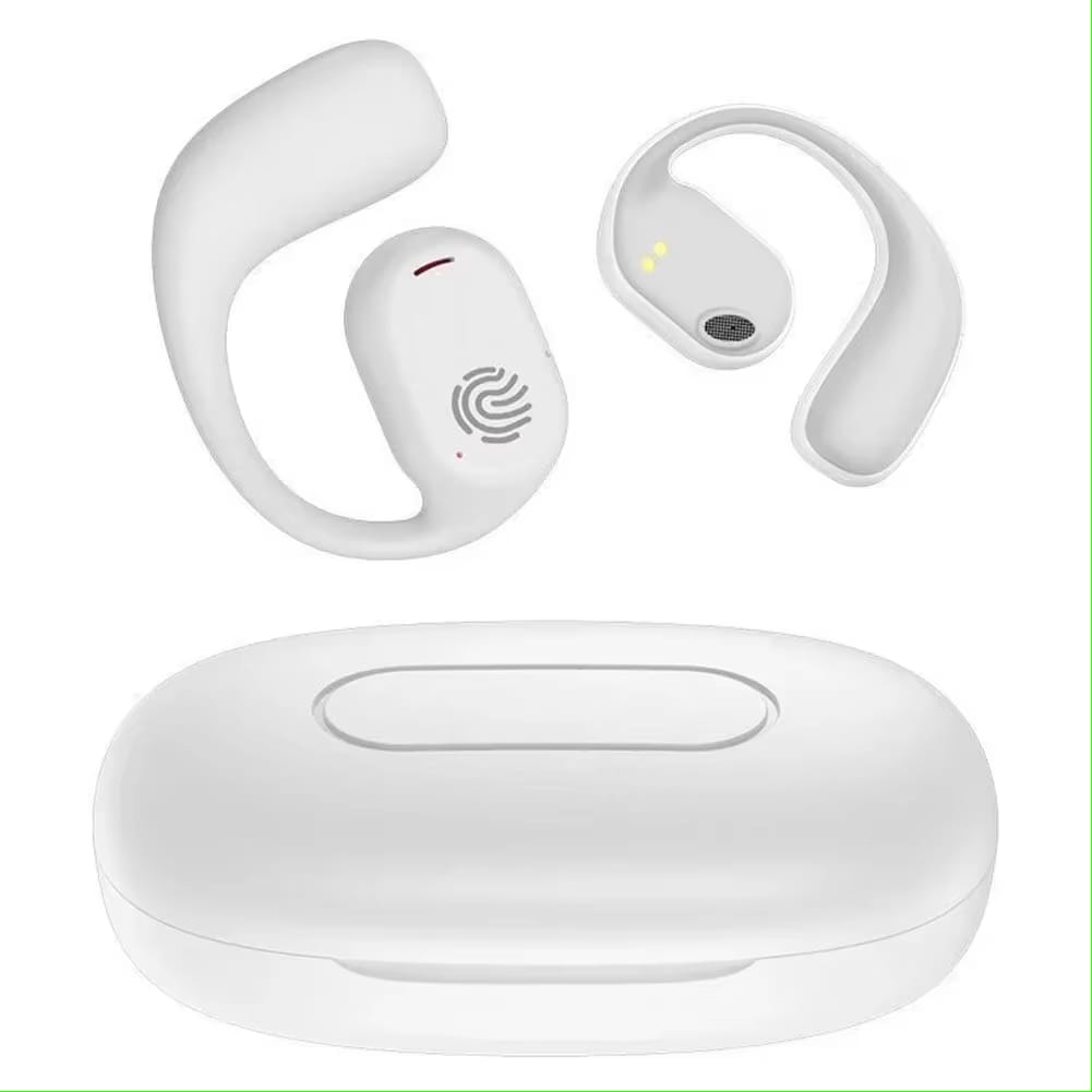 Fone de Ouvido Bluetooth Esportivo Sem Fio TWS com Gancho Auricular, Controle Touch e Case com Display LED - Image 4