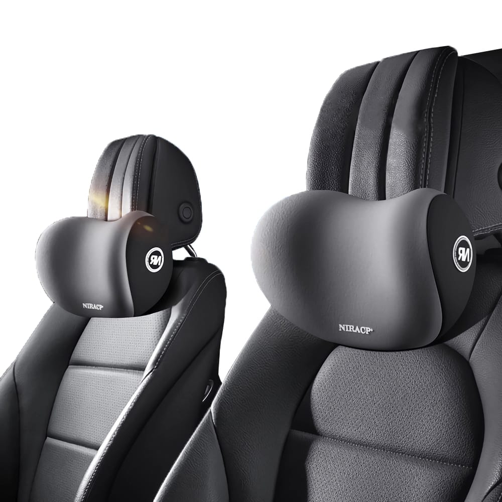 Kit Apoio de Cabeça e Almofada Lombar Ergonômica para Carro em Espuma Viscoelástica - Image 8