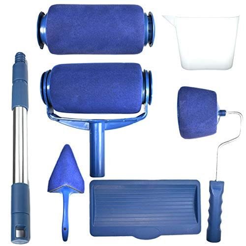 Kit Rolo de Pintura Inteligente Recarregável Antigotas com Extensor e Acessórios para Cantos - Image 3