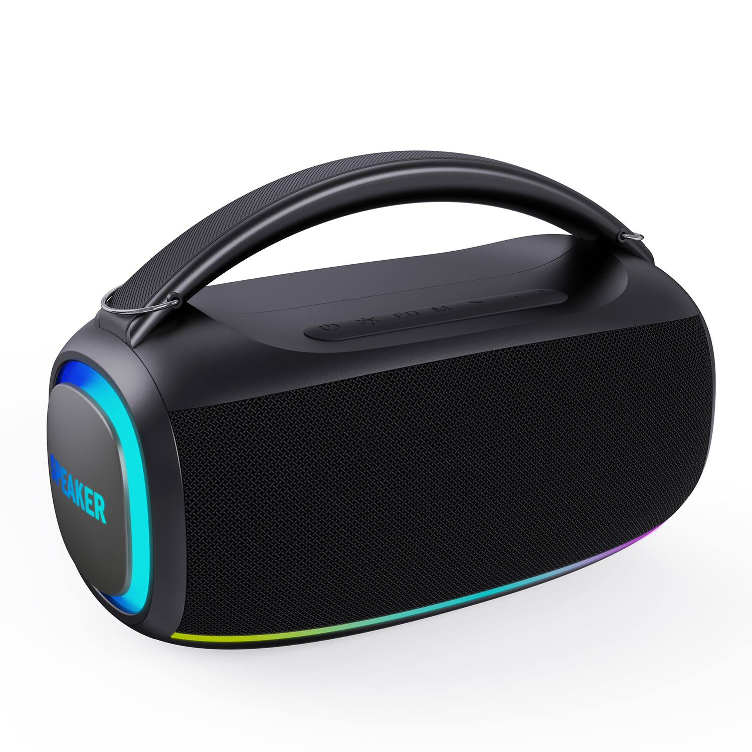 Caixa de Som Karaokê Portátil Bluetooth com 2 Microfones Sem Fio e Iluminação LED RGB - Image 7