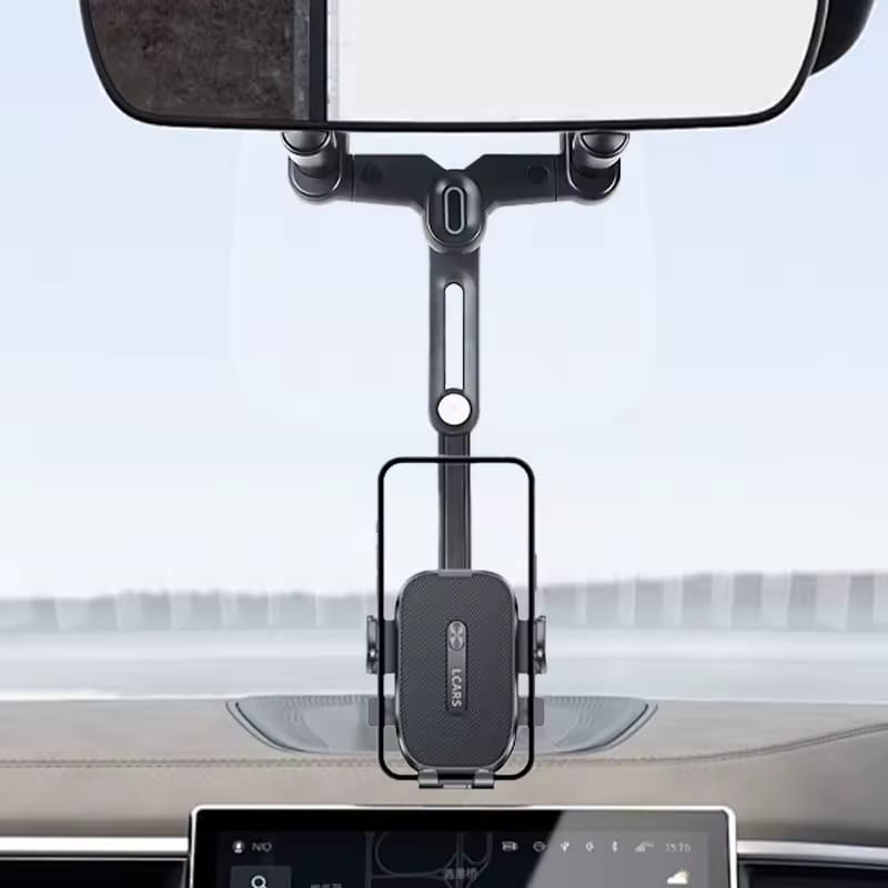 Suporte de Celular para Retrovisor Universal Articulado e Dobrável 4 em 1 - Image 6