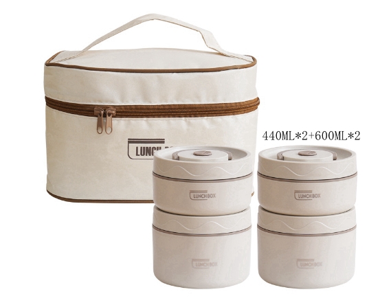 Marmita Térmica Multicamadas de Aço Inoxidável com Bolsa Térmica - Image 4
