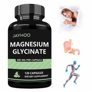 Glicinato de Magnésio Jayhoo 400 mg – 120 Cápsulas