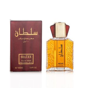 Perfume Árabe Masculino Sultan Eau de Toilette 100ml – Fragrância Marcante e Amadeirada Orientação Luxo
