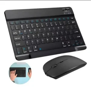 Kit Teclado e Mouse Sem Fio Bluetooth / Wireless Ultra-Fino – Compatível com Tablet, Celular, Notebook e PC
