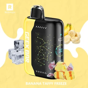 Pod Descartável Xicha Pulse 15000 Puffs Sabor Banana Ice - Tela LED e Bateria Recarregável