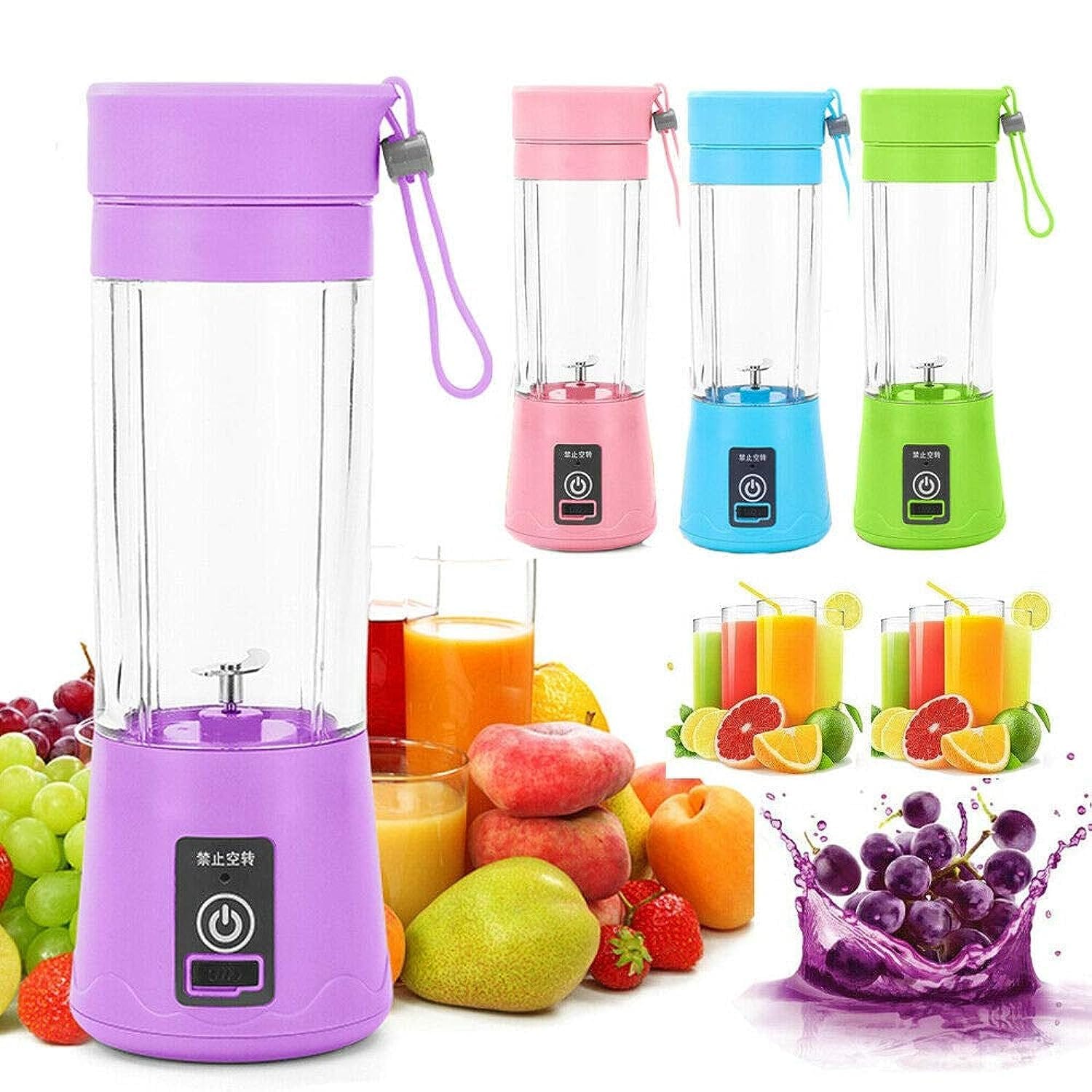 Mini Liquidificador e Extrator de Sucos Portátil Recarregável USB – Garrafa Blender Pessoal com Alça - Image 6