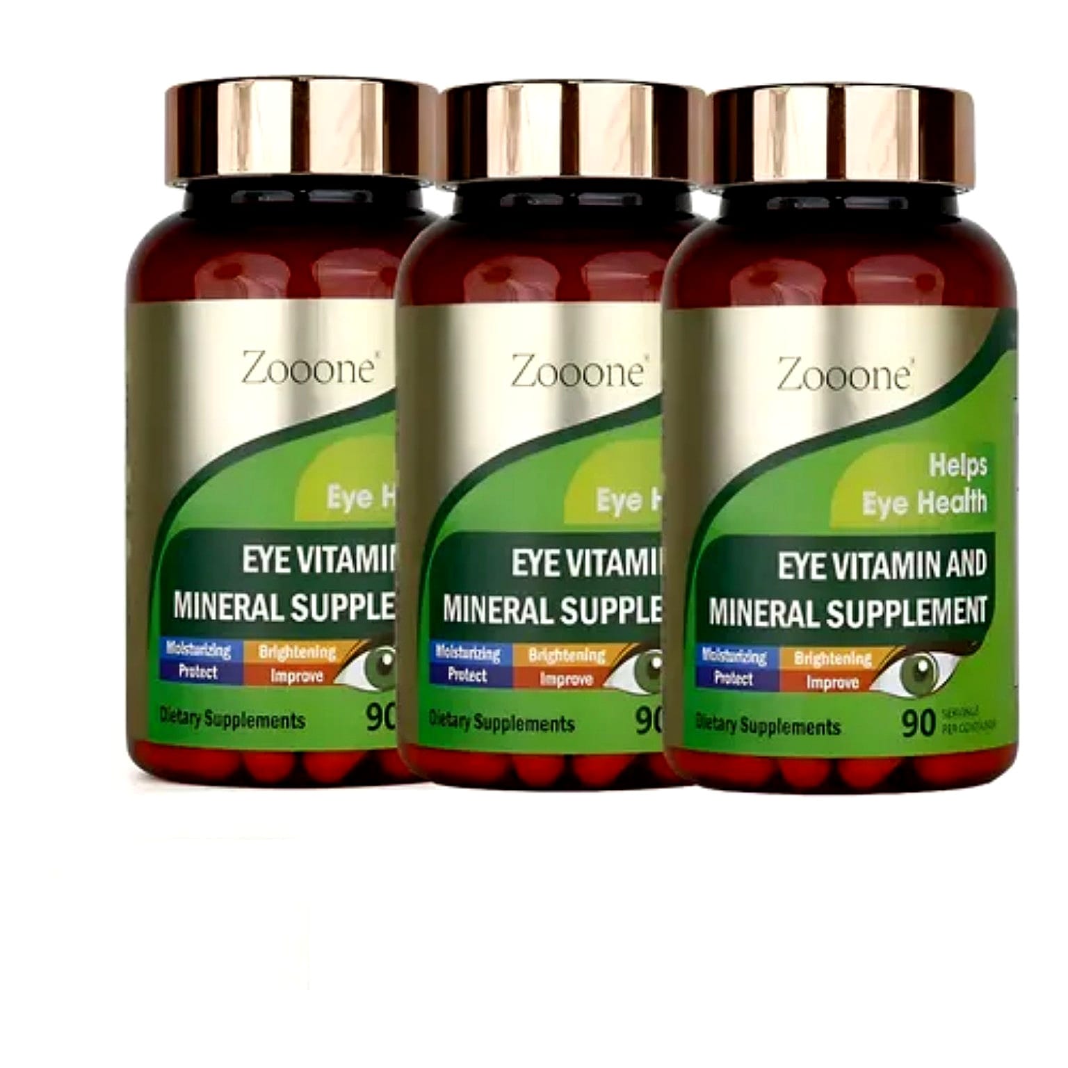 Suplemento de Vitaminas e Minerais para Saúde Ocular Zooone - 90 Cáp/Doses - Image 2