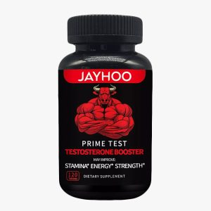 Suplemento Repositor de Testosterona Jayhoo Prime Test Booster 120 Comprimidos – Aumento de Energia, Resistência e Força Muscular