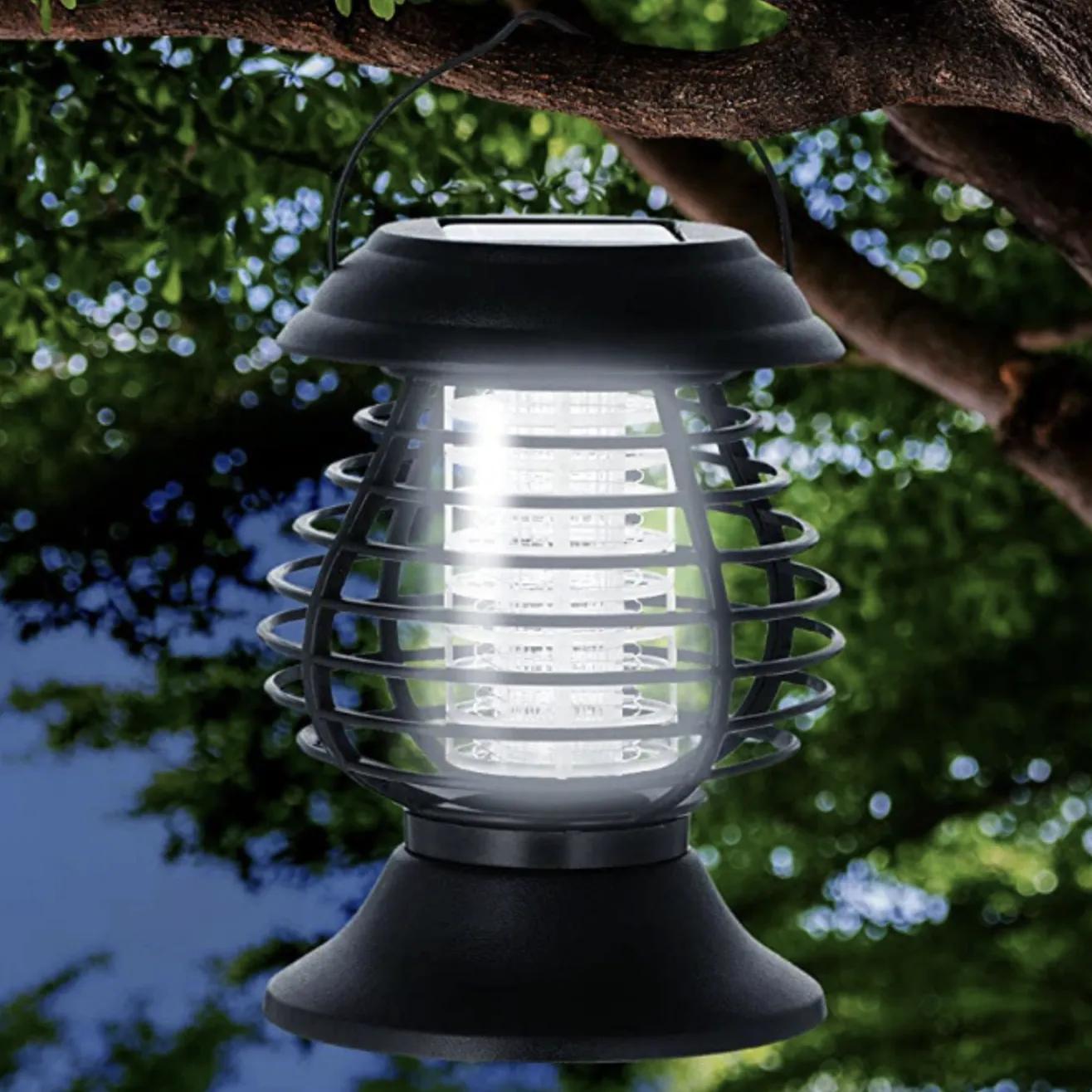 Luminária Solar Decorativa e Mata-Mosquitos Portátil para Exterior - Image 3
