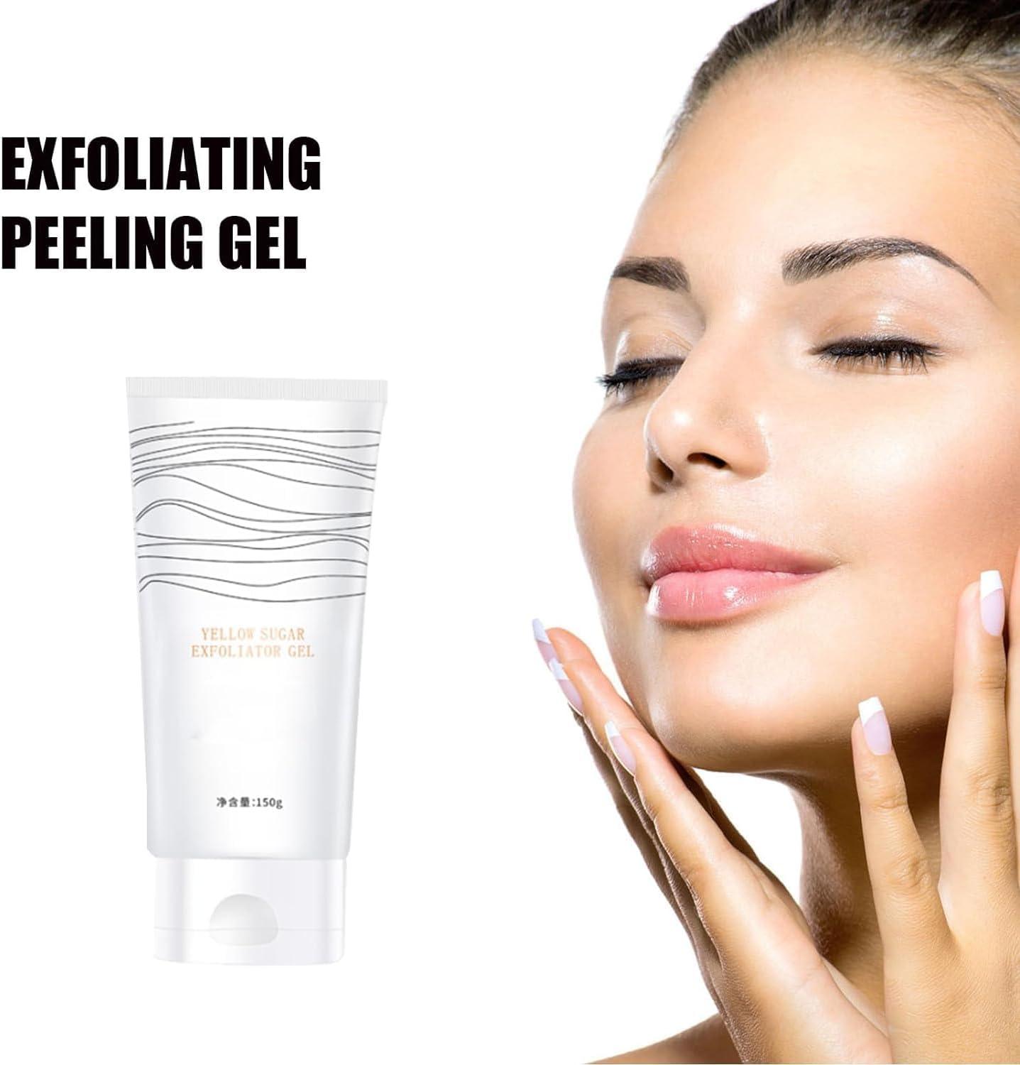 Gel Esfoliante Facial e Corporal de Açúcar Amarelo (Yellow Sugar Exfoliating Gel) - Image 3