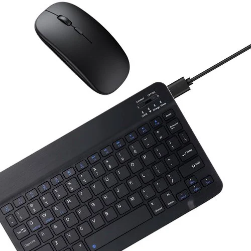 Kit Teclado e Mouse Sem Fio Bluetooth / Wireless Ultra-Fino – Compatível com Tablet, Celular, Notebook e PC - Image 2