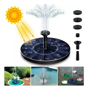 Bomba de Fonte Solar Flutuante para Chafariz e Jardim