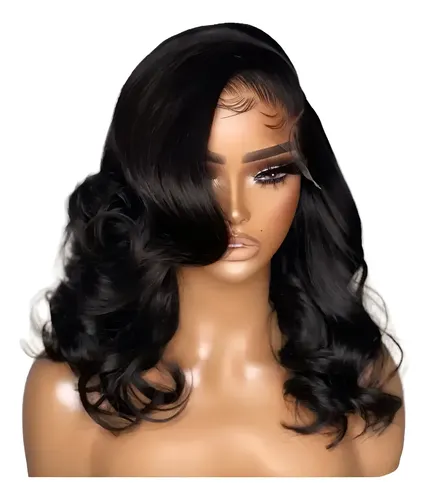 Peluca Lace Front Humana de Cabelo Ondulado Longo (Body Wave) - Image 4