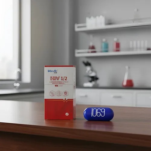 Teste Rápido de HIV 1/2 Wondfo (Autoteste / Kit de Detecção de Anticorpos por Ouro Coloidal) – Cassete Individual - Image 2